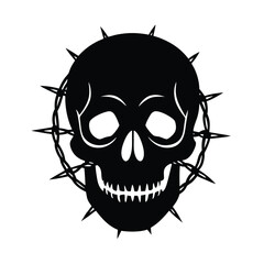 Skull Silhouette vector.