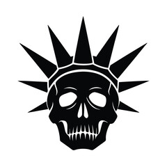 Skull Silhouette vector.