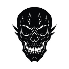 Skull Silhouette vector.