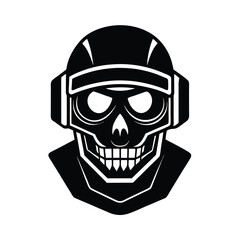 Skull Silhouette vector.