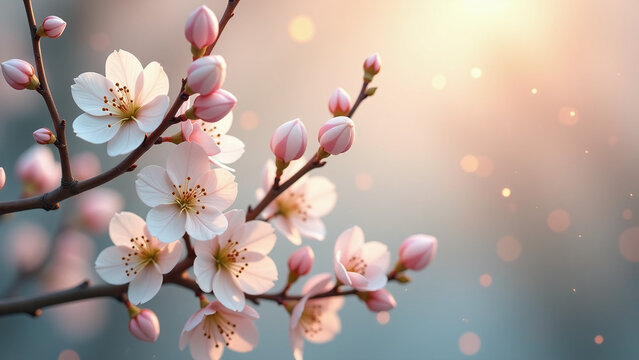 pussy willows blurred lights create beautiful easter flower scene delicate branches soft