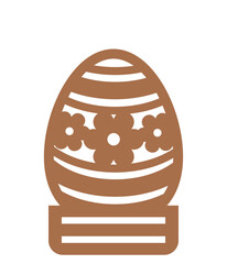 Easter money clip Laser Cut Template for Cutting machine.