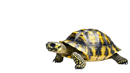 Obraz premium Stunning Yellow-Black Tortoise High-Resolution Wildlife Photography