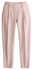 PNG Tailored pink trousers with a sleek design and front pleats, perfect for formal or casual wear.