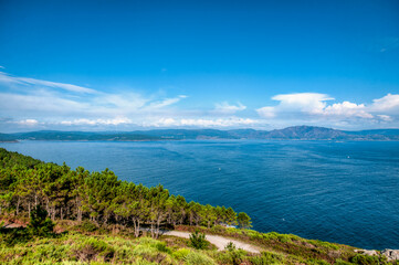 Obraz premium Finisterre is a municipality in the province of La Coruña, Galicia, Spain. It belongs to the region of Finisterre.