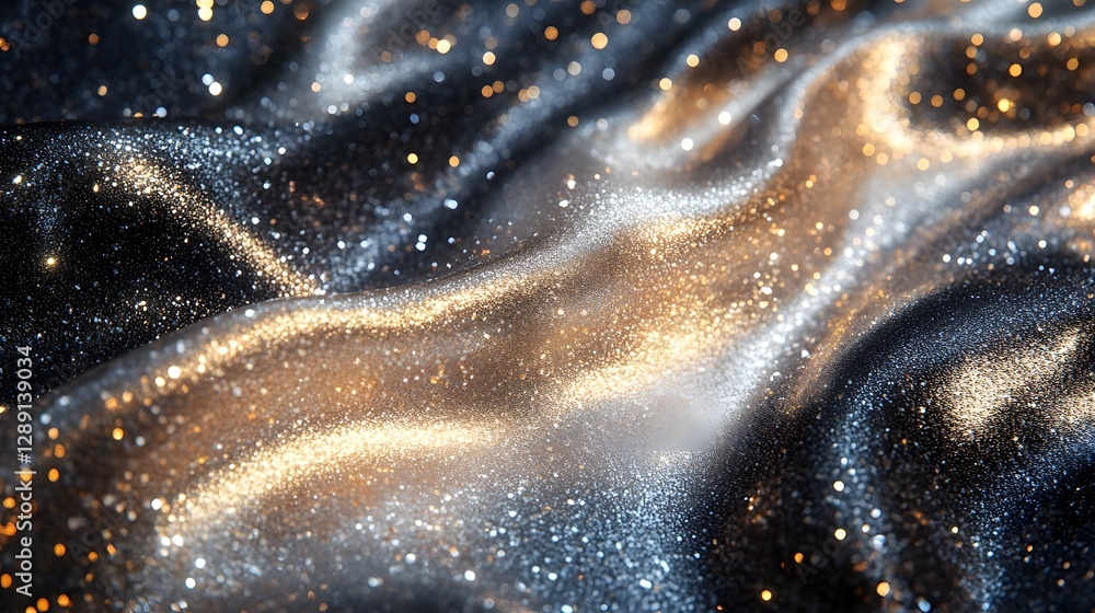 Poster mesmerizing abstract background featuring a dynamic cosmic nebula with swirling clouds of glowing pa