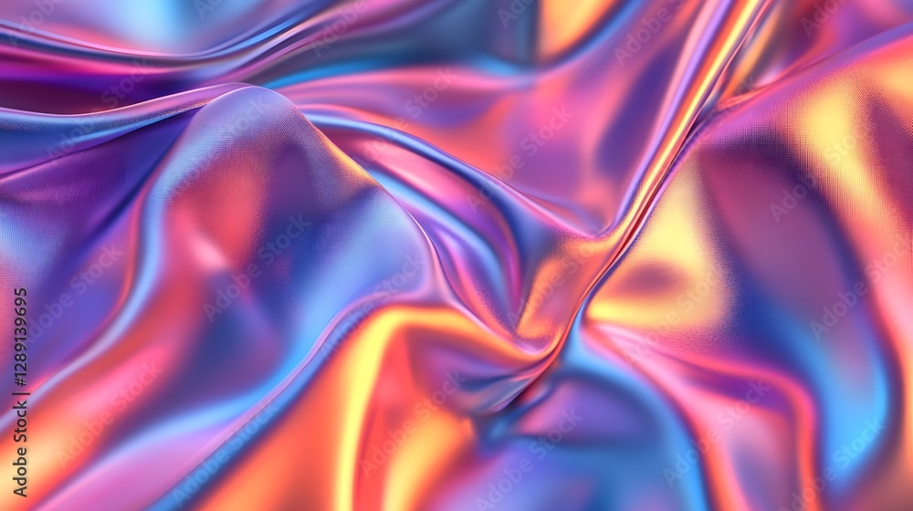 Poster mesmerizing abstract background featuring vibrant fluid swirls of dynamic colorful shapes and patter