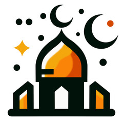 vector illustration of a mosque