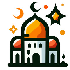 vector illustration of a mosque