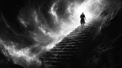 Obraz premium An impossibly steep, 