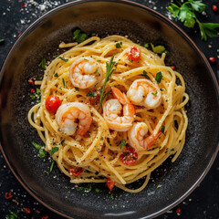 pasta with shrimp