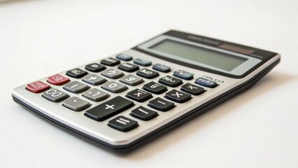 Calculator on White Background
