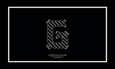 G, GG Alphabet letters logo monogram vector icon