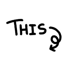 png saying word handwrite element