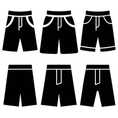 Vector Illustration of Various Shorts Styles