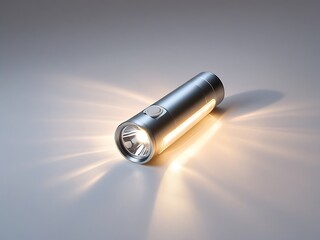 flashlight on a white background