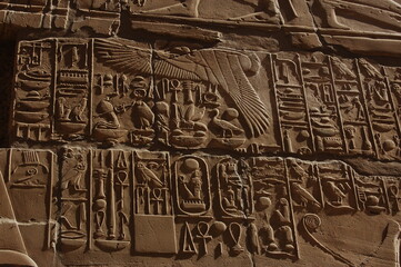 Obraz premium EGITTO, DESERTO, EGYPT. GEROGLIFICI