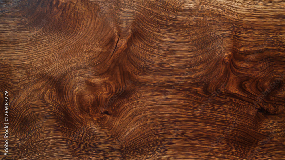 Poster Dark wood texture with deep swirls and rough natural patterns for background design
