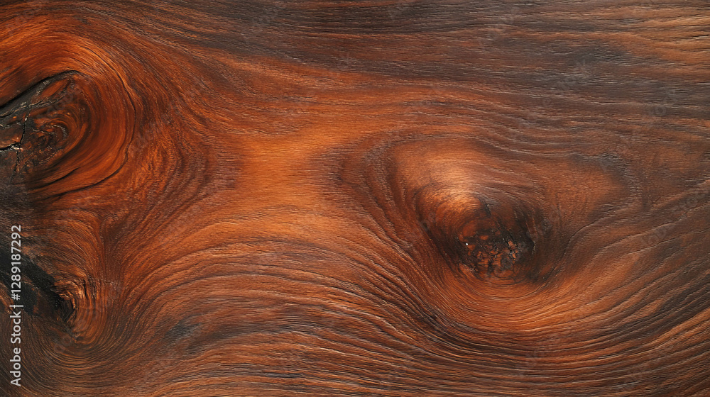 Aufkleber Rich dark wood texture with natural grain patterns for design and background use