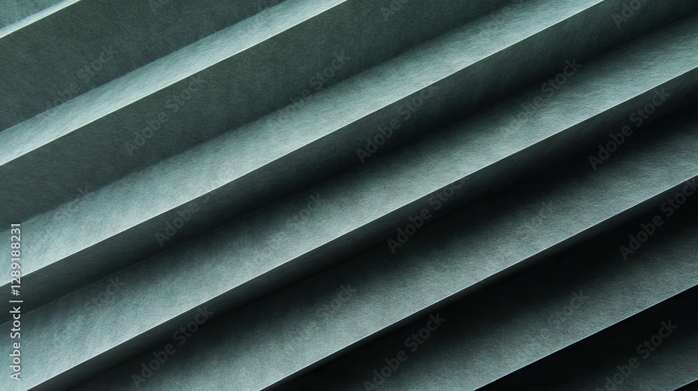 Poster diagonal ribbed grey paper texture for design and background concepts