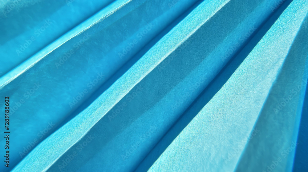 Poster diagonal ribbed blue paper texture for background design projects