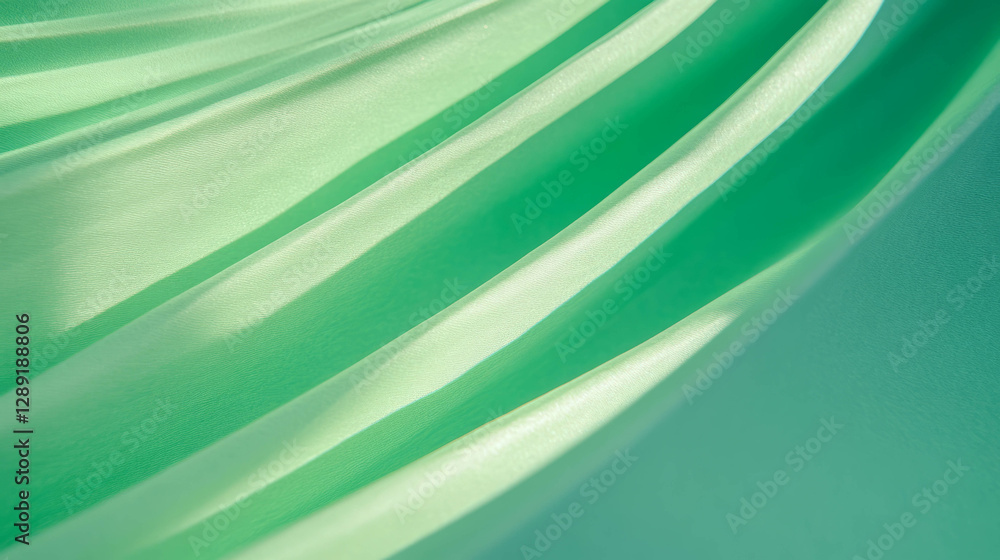 Poster elegant green paper texture with fine ribbed pattern for design projects