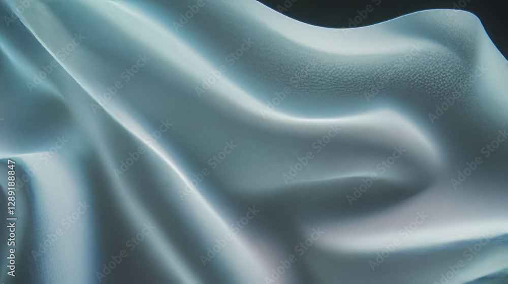 Aufkleber Subtle grey paper texture with smooth flowing light effects for background design