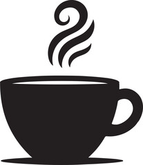 Hot coffee cup icon Simple illustration of hot coffee cup vector icon for web design isolated on white background
