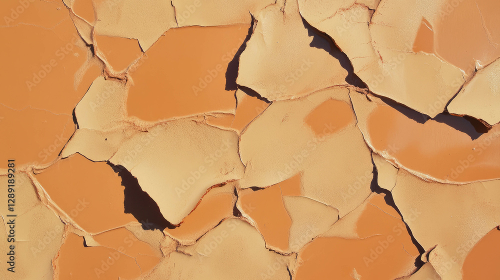 Poster abstract cracked texture of formica with deep gouges and shadows