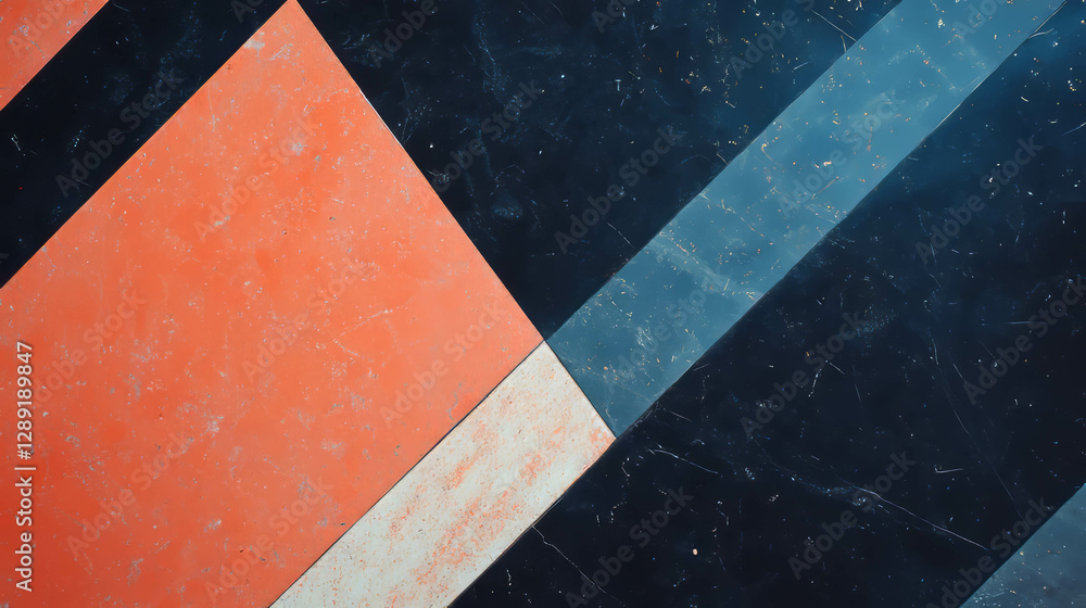 Poster Geometric formica texture with bold patterns for modern design