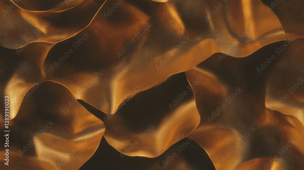 Poster abstract bronze texture with grainy highlights for design and decoration