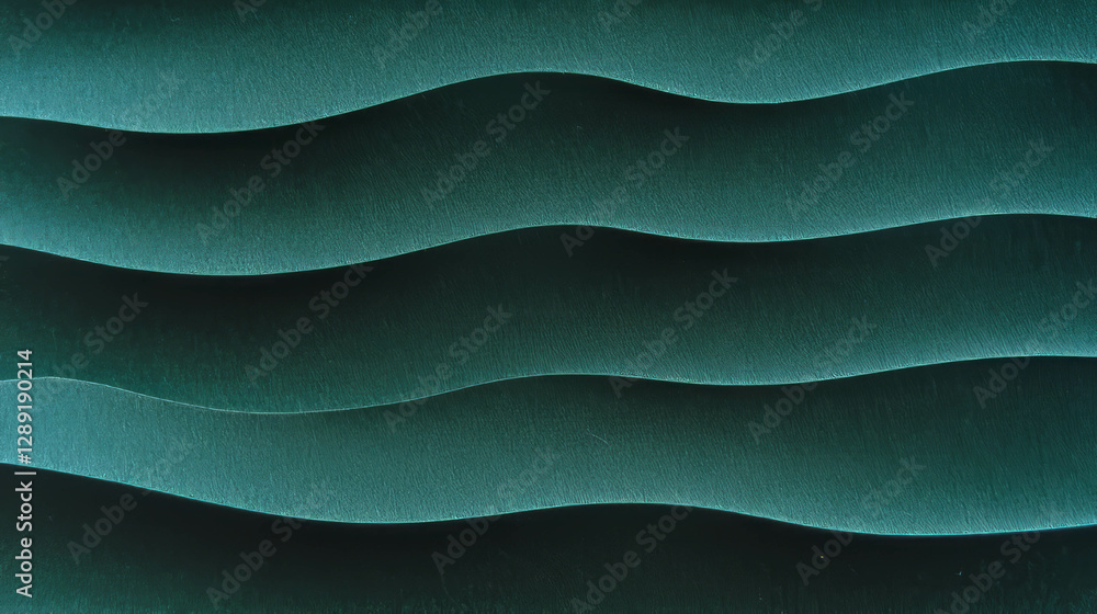 Poster abstract green ribbed paper texture for background and design projects