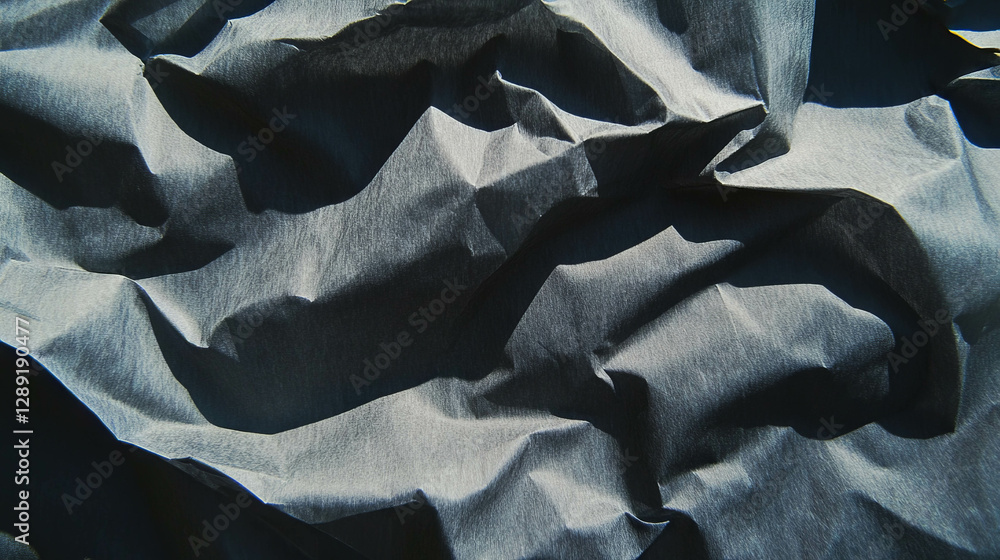 Poster Abstract texture of intersecting grey ribbed paper for background and design