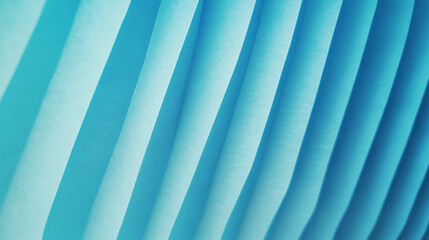 Obraz premium Abstract texture of irregular ribbed blue paper for creative design projects