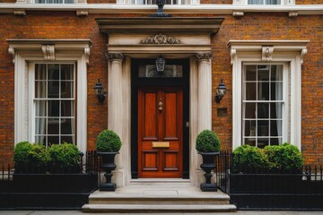 Elegant Georgian Residence in Mayfair: A Luxurious Architectural Gem with Timeless Charm