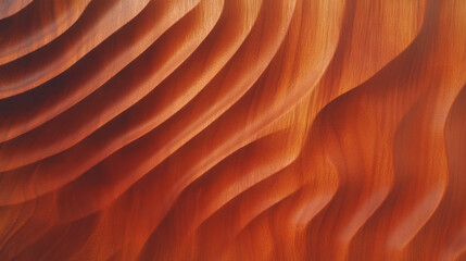 Exquisite mahogany texture with fiddleback figure for design