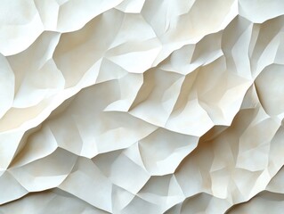 Obraz premium White Geometric Paper Cutouts