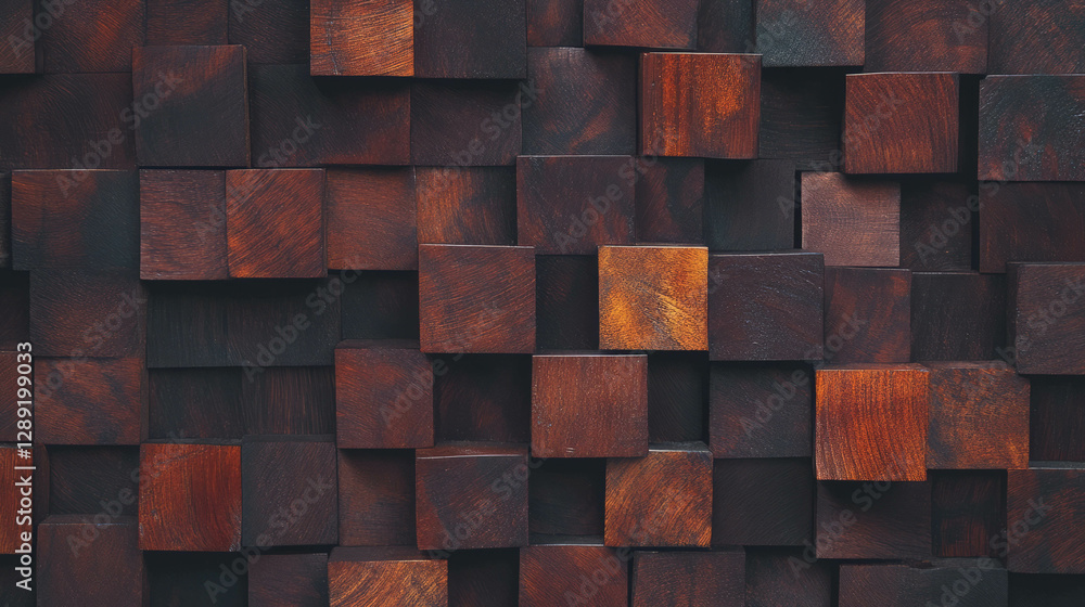 Poster mango wood texture with end grain pattern for interior design and craft projects
