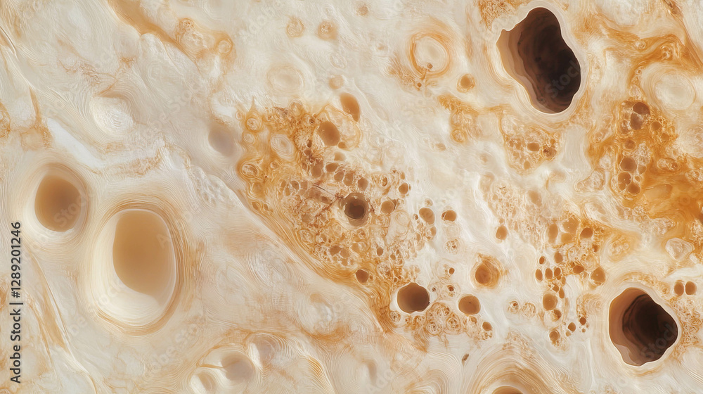 Poster intricate maple burl texture with natural patterns for design and craft