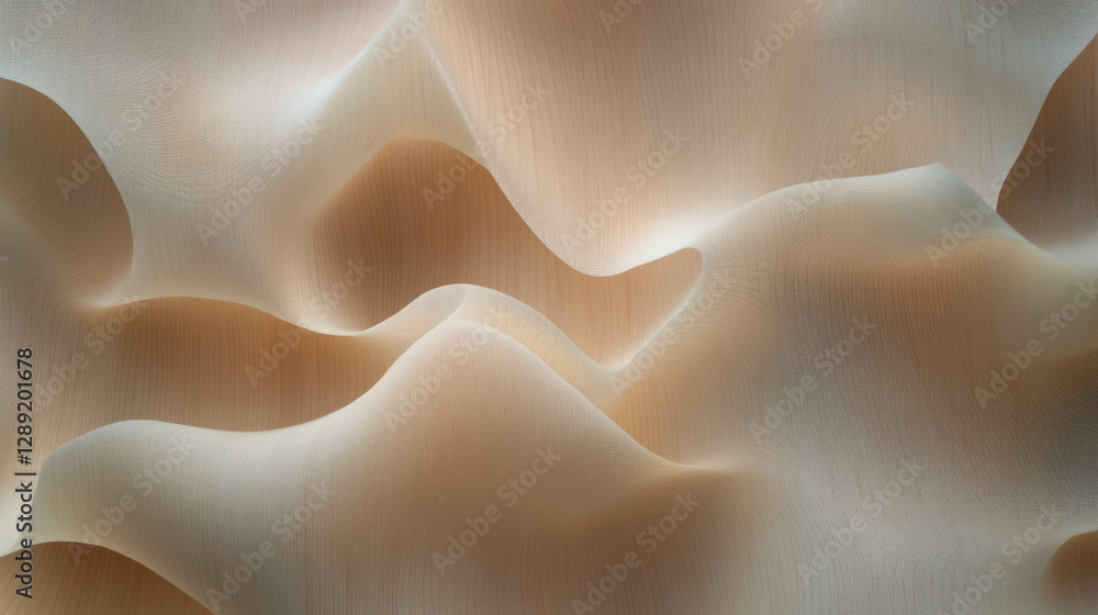 Poster Abstract maple wood texture with fine dark lines and subtle gradient for design