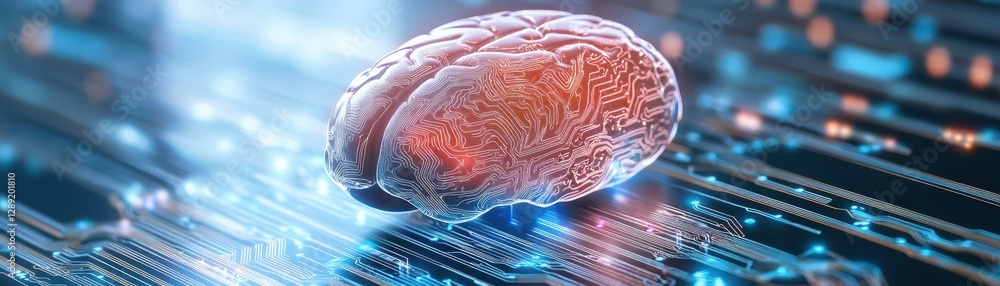 Aufkleber intricate brain circuitry, unveiling the complex network of neural connections
