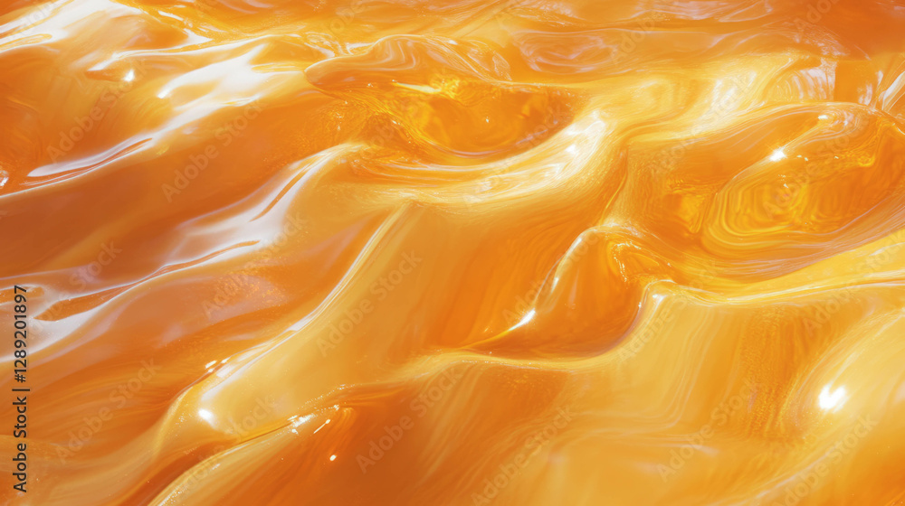 Poster abstract maple texture with light yellow and smooth waves for artistic design
