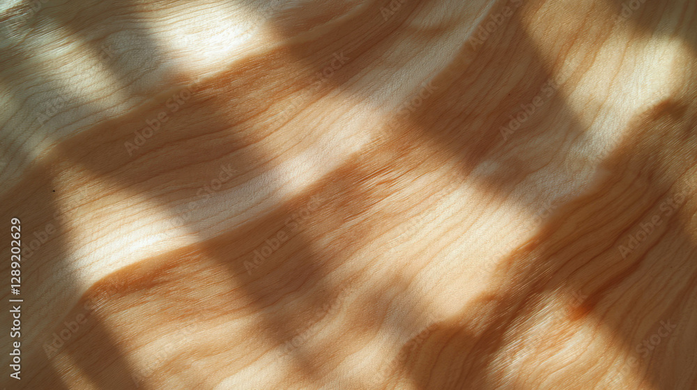 Poster maple wood texture with quilted patterns and varied shades for design