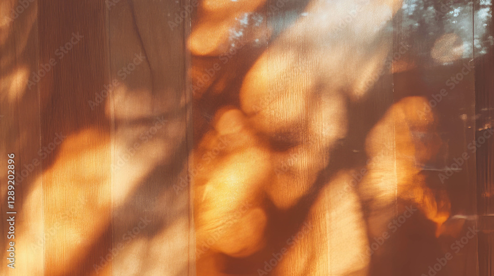 Poster warm sunlit maple texture with natural patterns and subtle roughness