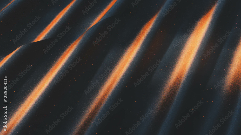 Poster Bright directional light on mdf texture with enhanced pattern for modern design