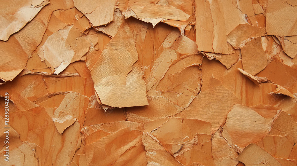 Aufkleber Textured mdf surface with chipped edges for creative design and background use