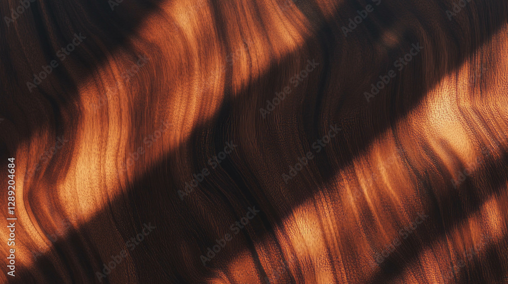 Aufkleber dark stained mdf texture with deep shadows for interior design concepts