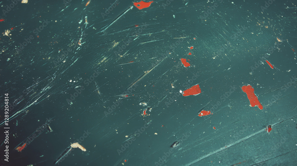 Poster vintage mdf surface with fine scratches and abstract red accents for background design