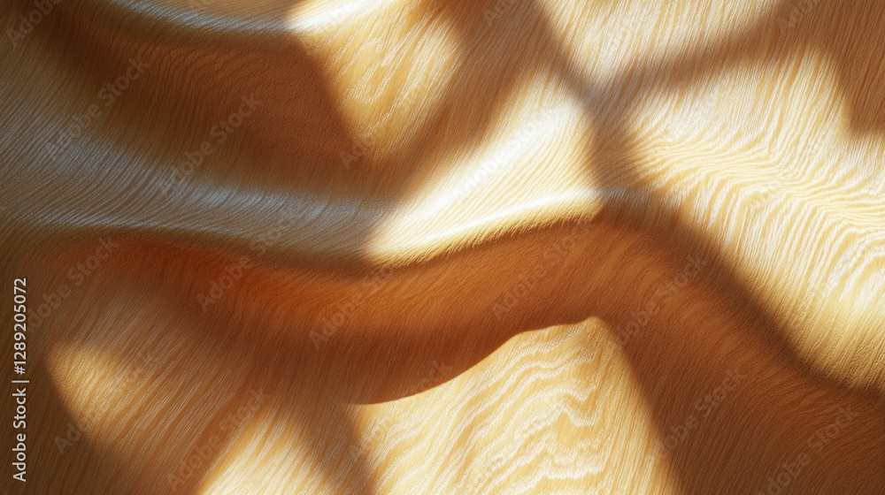 Aufkleber natural wood mdf texture with light and shadow patterns