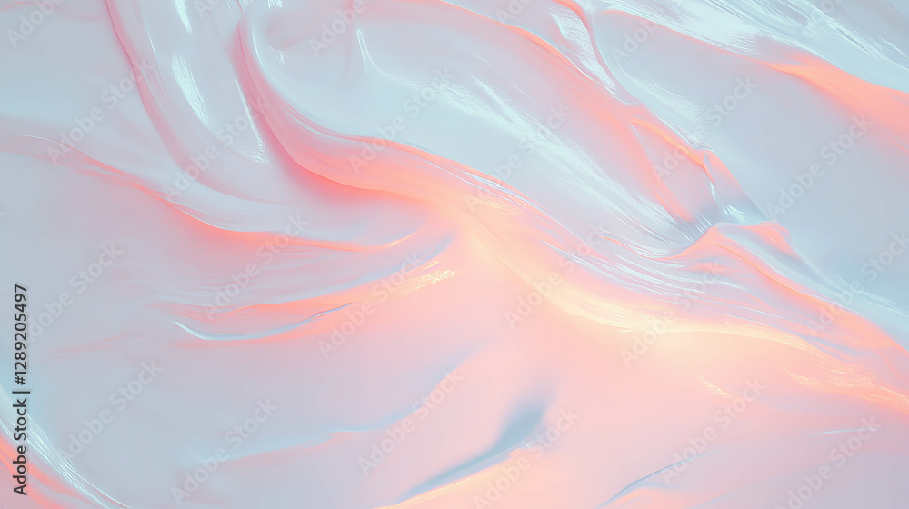 Poster abstract swirl of pastel paint texture on mdf surface for interior design and art projects